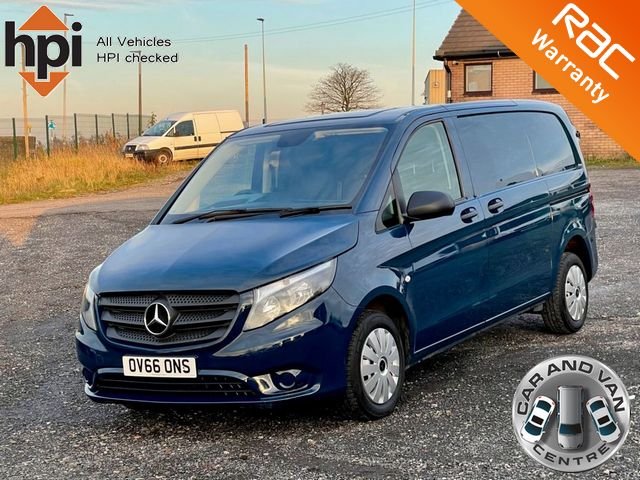 2016 66 Mercedes-Benz Vito 2.1 114 BLUETEC AUTO AC EURO 6 COMPACT 136 BHP