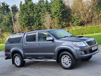 USED 2012 12 TOYOTA HI-LUX 3.0 INVINCIBLE 4X4 D-4D DCB 169 BHP ** NO VAT * CANOPY+REVERSING CAMERA