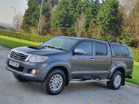 USED 2012 12 TOYOTA HI-LUX 3.0 INVINCIBLE 4X4 D-4D DCB 169 BHP ** NO VAT * CANOPY+REVERSING CAMERA