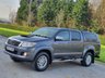 USED 2012 12 TOYOTA HI-LUX 3.0 INVINCIBLE 4X4 D-4D DCB 169 BHP ** NO VAT * CANOPY+REVERSING CAMERA