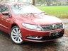 USED 2015 15 VOLKSWAGEN CC 2.0 GT TDI BLUEMOTION TECHNOLOGY DSG 4d 175 BHP ONLY 37K HUGE SPEC RED LEATHER