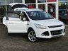 USED 2013 13 FORD KUGA 2.0 TITANIUM TDCI 5d 160 BHP Finished in FROZEN WHITE metallic with contrasting BLACK PART LEATHER TRIM. This Kuga is a great choice if you like driving. It's one of the most enjoyable, practical and fun family SUV's around. Features include 19" ALLOYS, Auto Parking, Rear Park Sensors, DAB, B/Tooth, Cruise Power folding Door Mirrors and much more. Dealer serviced at 7496 miles, 8269 miles, 20460 miles, 33613 miles, 45722 miles, and on arrival at EMC at 87674 miles. 12 Months MOT.