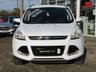 USED 2013 13 FORD KUGA 2.0 TITANIUM TDCI 5d 160 BHP Finished in FROZEN WHITE metallic with contrasting BLACK PART LEATHER TRIM. This Kuga is a great choice if you like driving. It's one of the most enjoyable, practical and fun family SUV's around. Features include 19" ALLOYS, Auto Parking, Rear Park Sensors, DAB, B/Tooth, Cruise Power folding Door Mirrors and much more. Dealer serviced at 7496 miles, 8269 miles, 20460 miles, 33613 miles, 45722 miles, and on arrival at EMC at 87674 miles. 12 Months MOT.