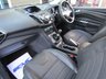 USED 2013 13 FORD KUGA 2.0 TITANIUM TDCI 5d 160 BHP Finished in FROZEN WHITE metallic with contrasting BLACK PART LEATHER TRIM. This Kuga is a great choice if you like driving. It's one of the most enjoyable, practical and fun family SUV's around. Features include 19" ALLOYS, Auto Parking, Rear Park Sensors, DAB, B/Tooth, Cruise Power folding Door Mirrors and much more. Dealer serviced at 7496 miles, 8269 miles, 20460 miles, 33613 miles, 45722 miles, and on arrival at EMC at 87674 miles. 12 Months MOT.