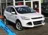USED 2013 13 FORD KUGA 2.0 TITANIUM TDCI 5d 160 BHP Finished in FROZEN WHITE metallic with contrasting BLACK PART LEATHER TRIM. This Kuga is a great choice if you like driving. It's one of the most enjoyable, practical and fun family SUV's around. Features include 19" ALLOYS, Auto Parking, Rear Park Sensors, DAB, B/Tooth, Cruise Power folding Door Mirrors and much more. Dealer serviced at 7496 miles, 8269 miles, 20460 miles, 33613 miles, 45722 miles, and on arrival at EMC at 87674 miles. 12 Months MOT.