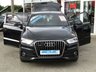USED 2013 63 AUDI Q3 2.0 TFSI QUATTRO S LINE 5d 208 BHP Finished in PHANTOM BLACK PEARL with FULL HEATED LEATHER SEATS. This Audi Q3 is a upmarket, premium, compact SUV. It offers plenty of space, Great fun to drive and lots of high tech features. All at a very affordable price. Specification includes, Park Sensors, Reversing Camera, Blue Tooth, LED Run Lights, Keyless Start, Cruise and SAT NAV. Aberdeen Audi Dealer Serviced at 13307 miles, 18963 miles, 24790 miles, 26928 miles (inc Haldex oil change), 37115 miles, 46962 miles and at 52034 miles.