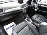 USED 2013 63 AUDI Q3 2.0 TFSI QUATTRO S LINE 5d 208 BHP Finished in PHANTOM BLACK PEARL with FULL HEATED LEATHER SEATS. This Audi Q3 is a upmarket, premium, compact SUV. It offers plenty of space, Great fun to drive and lots of high tech features. All at a very affordable price. Specification includes, Park Sensors, Reversing Camera, Blue Tooth, LED Run Lights, Keyless Start, Cruise and SAT NAV. Aberdeen Audi Dealer Serviced at 13307 miles, 18963 miles, 24790 miles, 26928 miles (inc Haldex oil change), 37115 miles, 46962 miles and at 52034 miles.