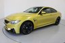 USED 2014 64 BMW M4 3.0 M4 2d AUTO 426 BHP-FINISHED IN AUSTIN YELLOW-RUNNING IN SERVICE COMPLETE, AT 1140 MILES-HEAD UP DISPLAY-HEATED BLACK MERINO LEATHER-19