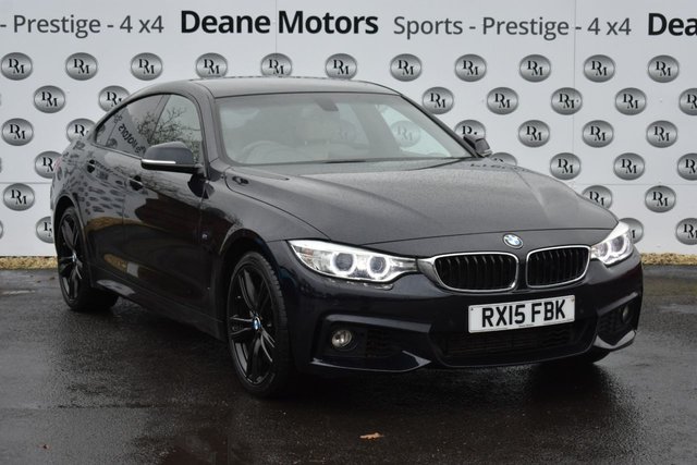 2015 15 BMW 4 Series 3.0 435D XDRIVE M SPORT GRAN COUPE 4d 309 BHP BLACK PACK