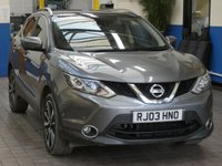 USED 2017 17 NISSAN QASHQAI 1.5 DCI TEKNA 5d 108 BHP SAT NAV LEATHER SUNROOF