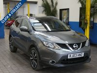 USED 2017 17 NISSAN QASHQAI 1.5 DCI TEKNA 5d 108 BHP SAT NAV LEATHER SUNROOF