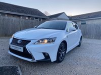 USED 2014 64 LEXUS CT 1.8 200H F SPORT 5d 134 BHP (PETROL HYBRID) 
