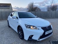 USED 2014 64 LEXUS CT 1.8 200H F SPORT 5d 134 BHP (PETROL HYBRID) 