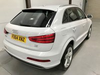 USED 2014 64 AUDI Q3 2.0 TDI QUATTRO S LINE PLUS 5d 140 BHP Stunning Extras, Glacier White