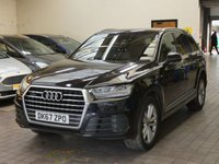 USED 2017 67 AUDI Q7 3.0 TDI QUATTRO S LINE 5d 215 BHP 7 SEATS SAT NAV STUNNING SUV