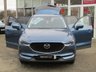 USED 2019 69 MAZDA CX-5 2.0 SE-L NAV PLUS 5d 163 BHP Finished in ETERNAL BLUE PEARL with contrasting Dark Grey cloth trim. This Mazda really is one of the best large family cars to drive. The Mazda CX-5's smart exterior is mirrored by its well-equipped cabin. Features include, Sat Nav, DAB Radio, B/Tooth, Front and Rear Park Sensors and much more. Just serviced and still under Mazda Warranty.