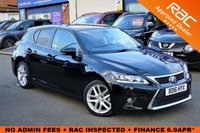 USED 2016 16 LEXUS CT 1.8 200H ADVANCE 5d 134 BHP ** RAC BUYSURE INSPECTED **