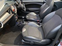 USED 2013 62 MINI CONVERTIBLE 1.6 COOPER D 2d 112 BHP 1 former owner  49502 miles, Midnight black metallic cloth / leather combination interior