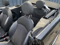 USED 2013 62 MINI CONVERTIBLE 1.6 COOPER D 2d 112 BHP 1 former owner  49502 miles, Midnight black metallic cloth / leather combination interior