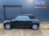 USED 2013 62 MINI CONVERTIBLE 1.6 COOPER D 2d 112 BHP 1 former owner  49502 miles, Midnight black metallic cloth / leather combination interior