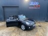 USED 2013 62 MINI CONVERTIBLE 1.6 COOPER D 2d 112 BHP 1 former owner  49502 miles, Midnight black metallic cloth / leather combination interior