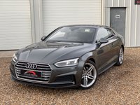 USED 2017 66 AUDI A5 2.0 TDI S LINE 2d 188 BHP S LINE+HEATED SEATS+SAT NAV