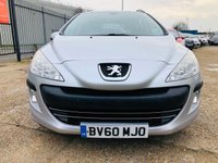 USED 2010 60 PEUGEOT 308 1.6 SW S HDI 5d 110 BHP Spacious Estate Car with Air Conditioning & Service History