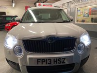 USED 2013 13 SKODA YETI 1.6 ELEGANCE GREENLINE II TDI CR 5d 103 BHP * LEATHER *