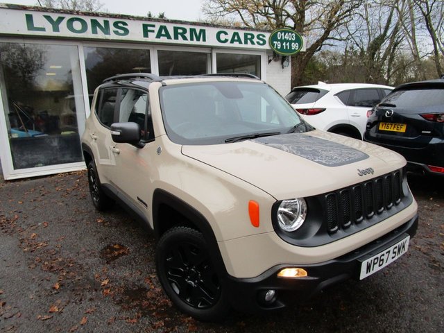 2017 67 Jeep Renegade 2.0 M-JET DESERT HAWK 4x4 5d 168 BHP AUTOMATIC FOUR WHEEL DRIVE