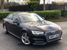 USED 2017 67 AUDI A4 2.0 TDI QUATTRO S LINE 4d 188 BHP 4X4 QUATTRO S LINE+APPLE CAR PLAY