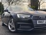 USED 2017 67 AUDI A4 2.0 TDI QUATTRO S LINE 4d 188 BHP 4X4 QUATTRO S LINE+APPLE CAR PLAY