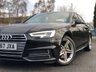 USED 2017 67 AUDI A4 2.0 TDI QUATTRO S LINE 4d 188 BHP 4X4 QUATTRO S LINE+APPLE CAR PLAY