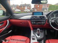 USED 2013 63 BMW 4 SERIES 3.0 435D XDRIVE M SPORT 2d 309 BHP M-PERFORMANCE BODYKIT++ CORAL RED LEATHER ++