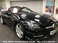 USED 2013 63 MERCEDES-BENZ SLK MERCEDES SLK250 CDI AMG SPORT 7G-TRON PLUS BLACK CONVERTIBLE FREE UK DELIVERY*VIDEO AVAILABLE* FINANCE ARRANGED* PART EX*HPI CLEAR