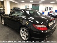 USED 2013 63 MERCEDES-BENZ SLK MERCEDES SLK250 CDI AMG SPORT 7G-TRON PLUS BLACK CONVERTIBLE FREE UK DELIVERY*VIDEO AVAILABLE* FINANCE ARRANGED* PART EX*HPI CLEAR