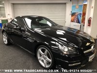 USED 2013 63 MERCEDES-BENZ SLK MERCEDES SLK250 CDI AMG SPORT 7G-TRON PLUS BLACK CONVERTIBLE FREE UK DELIVERY*VIDEO AVAILABLE* FINANCE ARRANGED* PART EX*HPI CLEAR