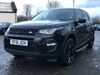 USED 2016 16 LAND ROVER DISCOVERY SPORT 2.0 TD4 HSE BLACK 5d AUTO 180 BHP 