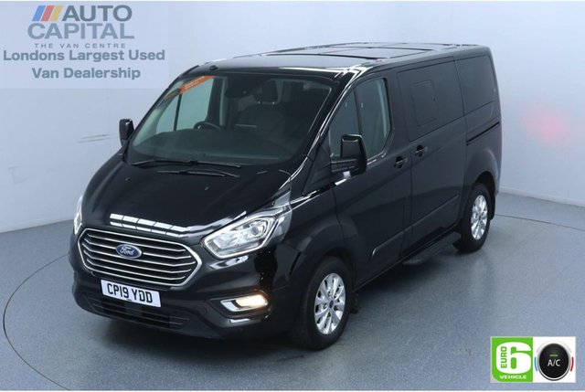 2019 19 FORD TOURNEO CUSTOM 2.0 320 Titanium L1 Auto 130 BHP 8 Seats Minibus Low Emission