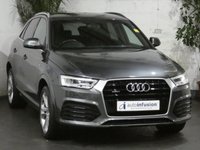 USED 2017 66 AUDI Q3 2.0 TDI QUATTRO S LINE PLUS 5d 148 BHP SAT NAV 1 OWNER FSH