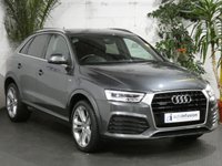 USED 2017 66 AUDI Q3 2.0 TDI QUATTRO S LINE PLUS 5d 148 BHP SAT NAV 1 OWNER FSH