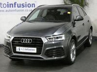 USED 2017 66 AUDI Q3 2.0 TDI QUATTRO S LINE PLUS 5d 148 BHP SAT NAV 1 OWNER FSH