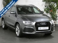 USED 2017 66 AUDI Q3 2.0 TDI QUATTRO S LINE PLUS 5d 148 BHP SAT NAV 1 OWNER FSH