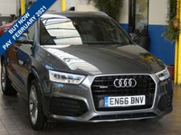 USED 2017 66 AUDI Q3 2.0 TDI QUATTRO S LINE PLUS 5d 148 BHP SAT NAV 1 OWNER FSH