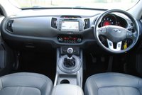 USED 2012 62 KIA SPORTAGE 2.0 CRDI KX-3 SAT NAV 5d 134 BHP www.suffolkcarcentre.co.uk - Located at Ilketshall