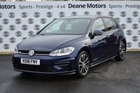 USED 2018 18 VOLKSWAGEN GOLF 1.5 R LINE TSI EVO 5d 148 BHP GREAT SPEC ACTIVE INFO DISPLAY/ATLANTIC BLUE