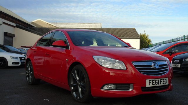 2011 61 Vauxhall Insignia 2.0 SRI VX-LINE RED CDTI 5d 158 BHP