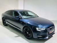 USED 2013 63 AUDI A5 2.0 SPORTBACK TDI BLACK EDITION S/S 5d 175 BHP Audi Exclusive Leather Interior, Technology Pack, 1 Owner, Full Audi Service History
