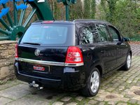 USED 2008 08 VAUXHALL ZAFIRA 1.9 EXCLUSIV CDTI 5d 120 BHP 1 OWNER FROM BRAND NEW HAVING COVERED ONLY 38,211 MILES, 7 SEATER, TURBO DIESEL,  6SP MANUAL , TOW PACK FITTED.