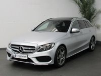 USED 2015 64 MERCEDES-BENZ C CLASS 2.1 C220 BLUETEC AMG LINE PREMIUM 5d 170 BHP SAT NAV PANORAMIC SUNROOF LEATHER INTERIOR