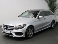 USED 2015 64 MERCEDES-BENZ C CLASS 2.1 C220 BLUETEC AMG LINE PREMIUM 5d 170 BHP SAT NAV PANORAMIC SUNROOF LEATHER INTERIOR